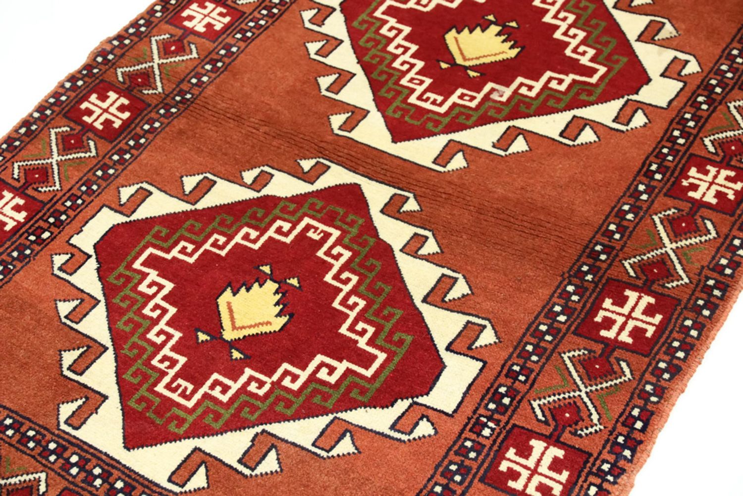 Persisk teppe - Nomadisk - 150 x 105 cm - terrakotta