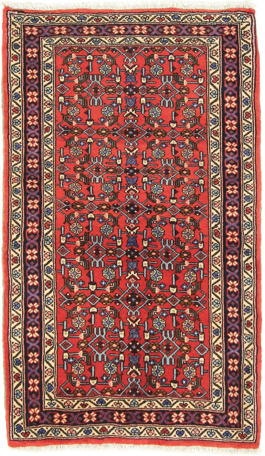 Alfombra persa - Nómada - 127 x 76 cm - rojo