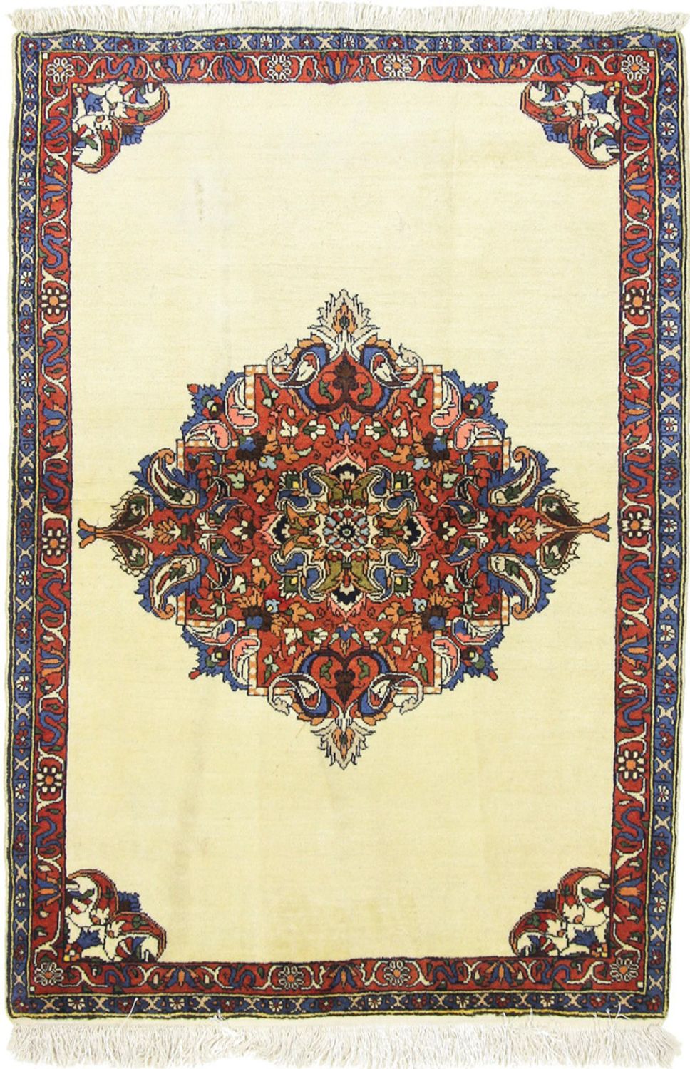 Alfombra persa - Tabriz - 150 x 103 cm - crema