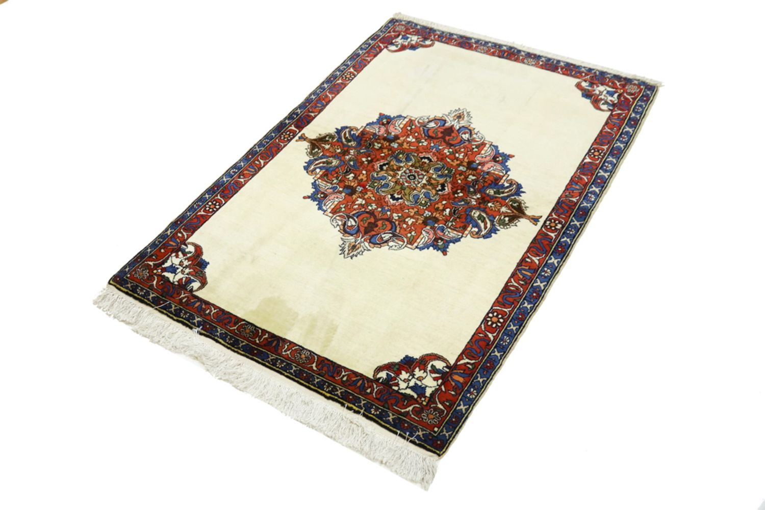 Alfombra persa - Tabriz - 150 x 103 cm - crema