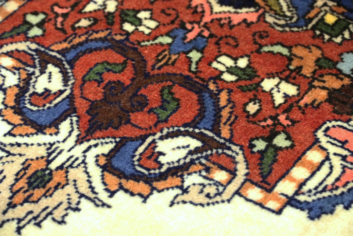 Alfombra persa - Tabriz - 150 x 103 cm - crema