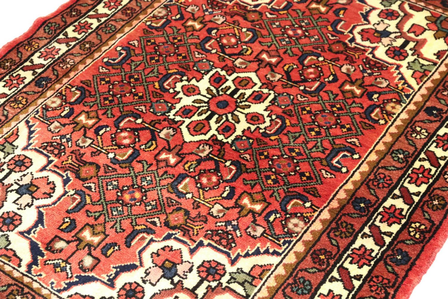 Persisk teppe - Nomadisk - 145 x 100 cm - rød