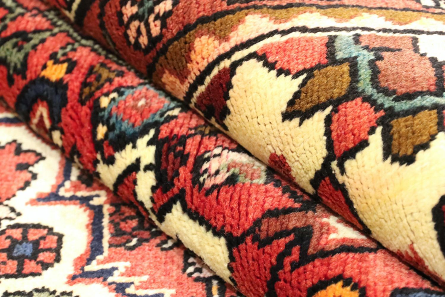 Persisk teppe - Nomadisk - 145 x 100 cm - rød