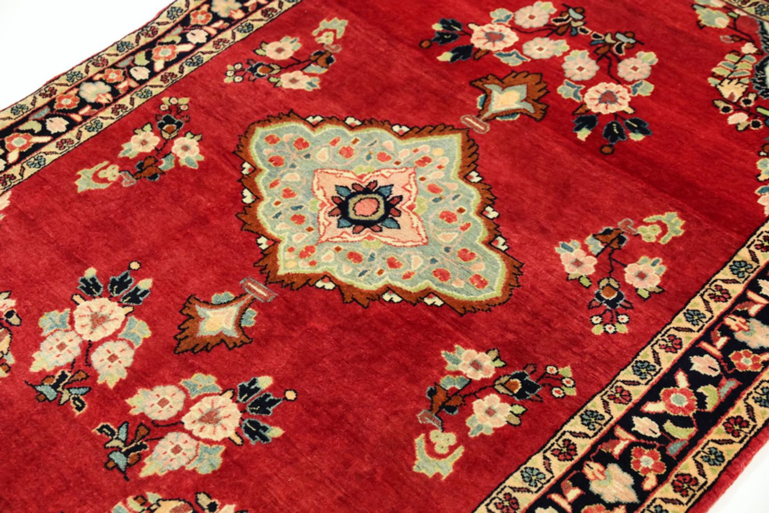 Alfombra persa - Clásica - 161 x 110 cm - rojo