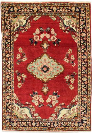 Alfombra persa - Clásica - 161 x 110 cm - rojo