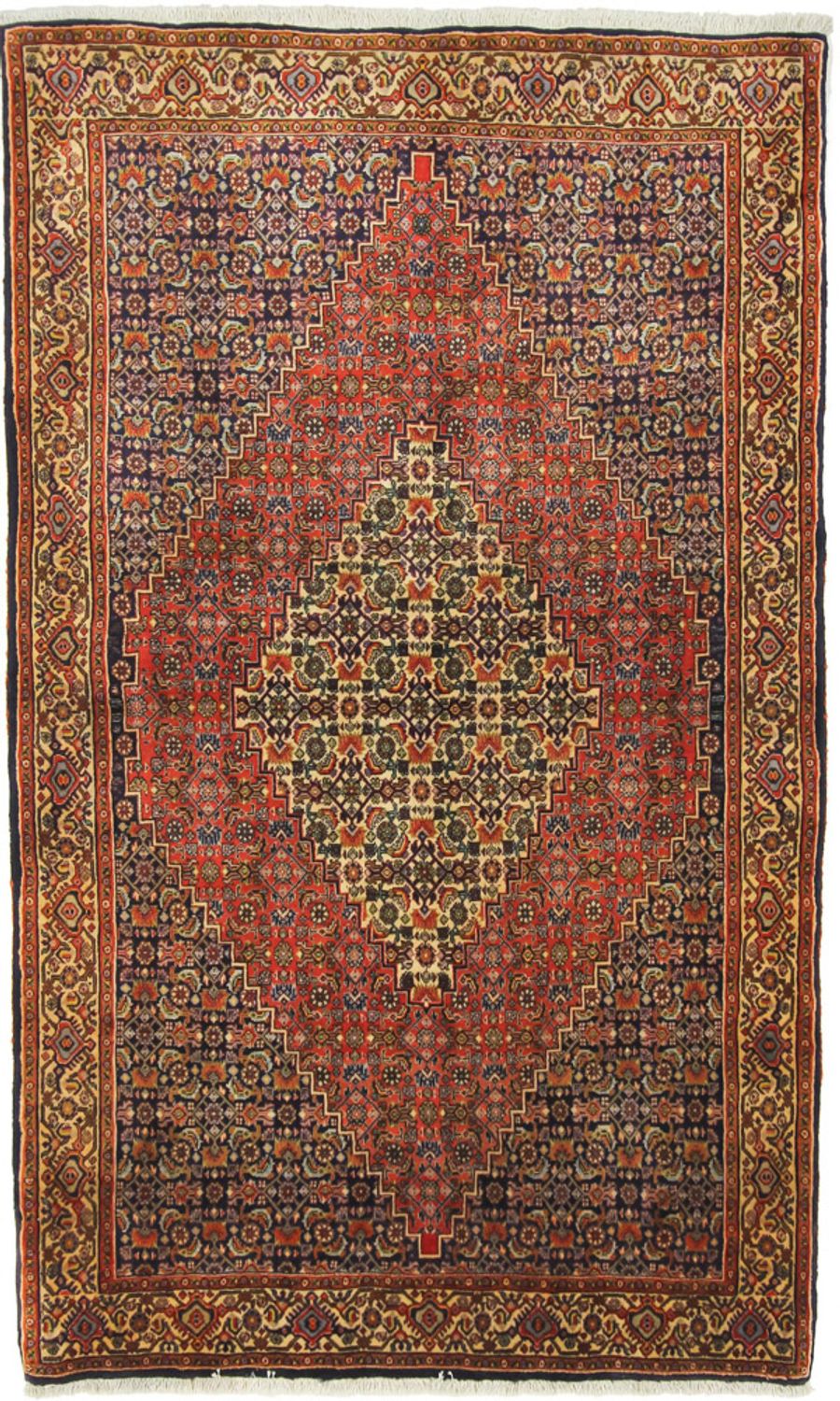 Alfombra persa - Nómada - 182 x 110 cm - óxido
