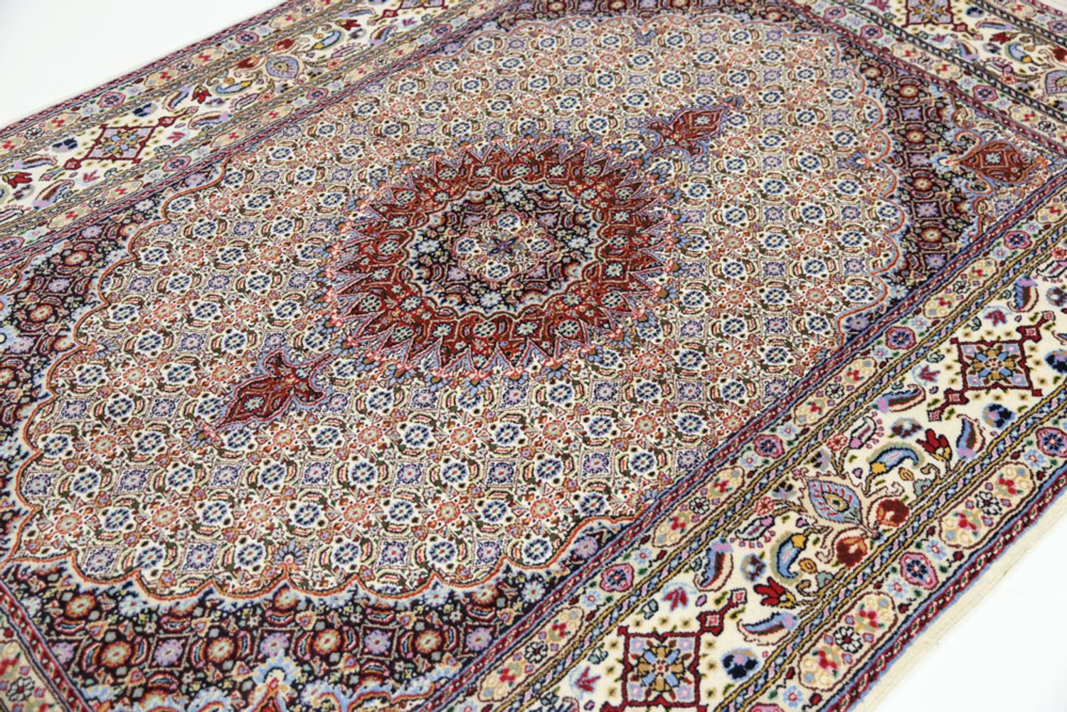 Persisk teppe - klassisk - 202 x 146 cm - sand