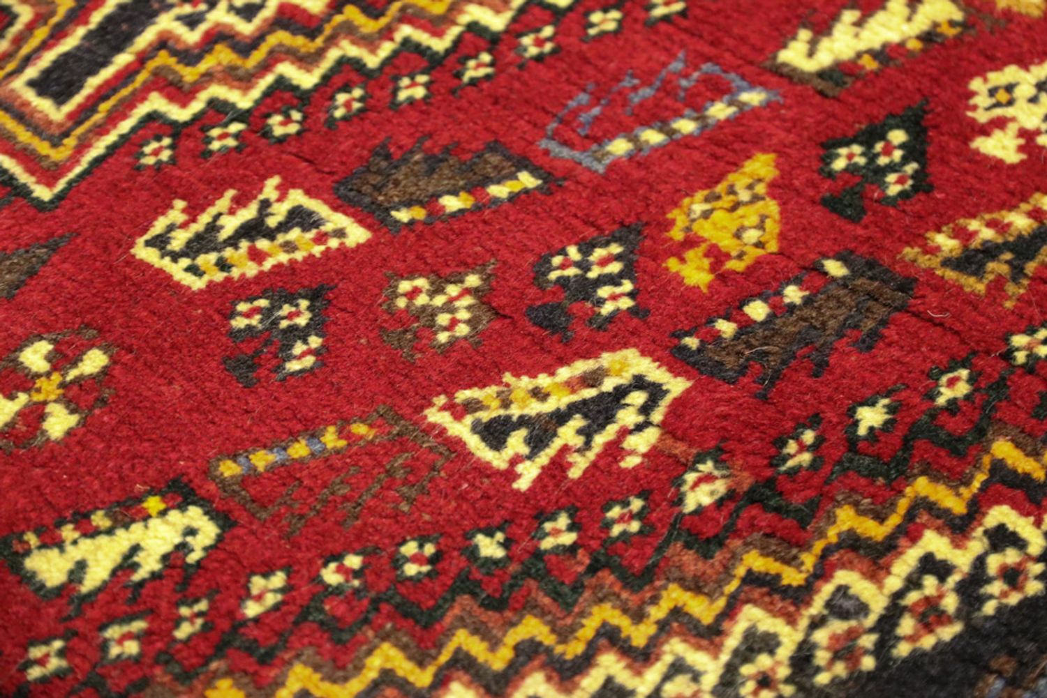 Alfombra de pasillo Alfombra persa - Nómada - 306 x 106 cm - rojo