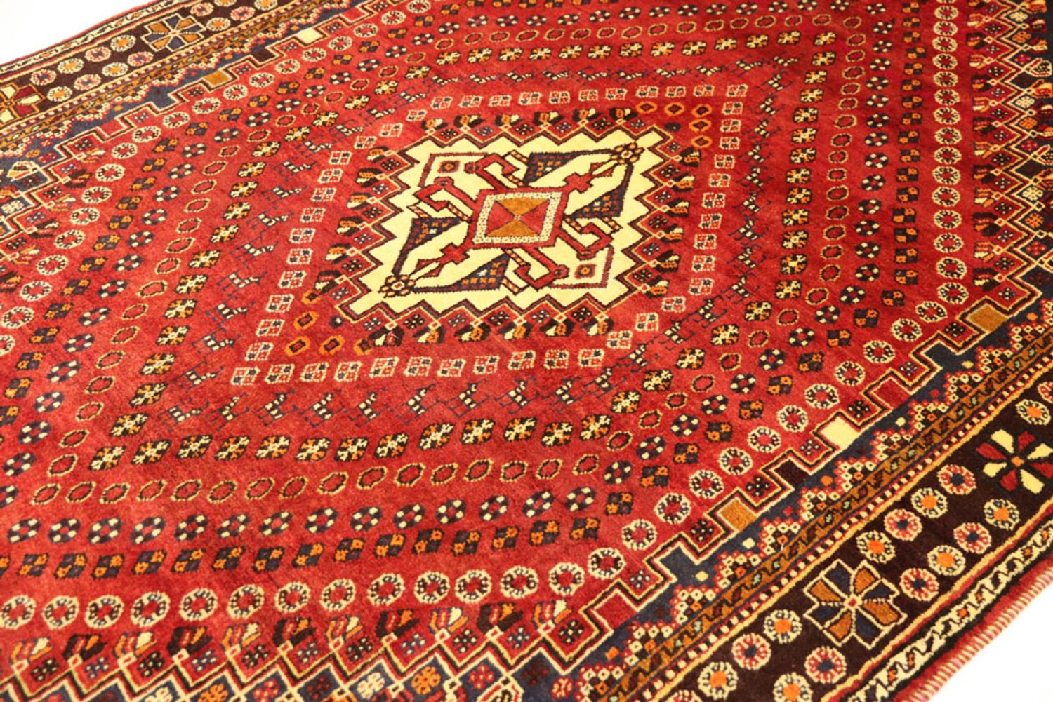 Persisk teppe - Nomadisk - 256 x 156 cm - rød