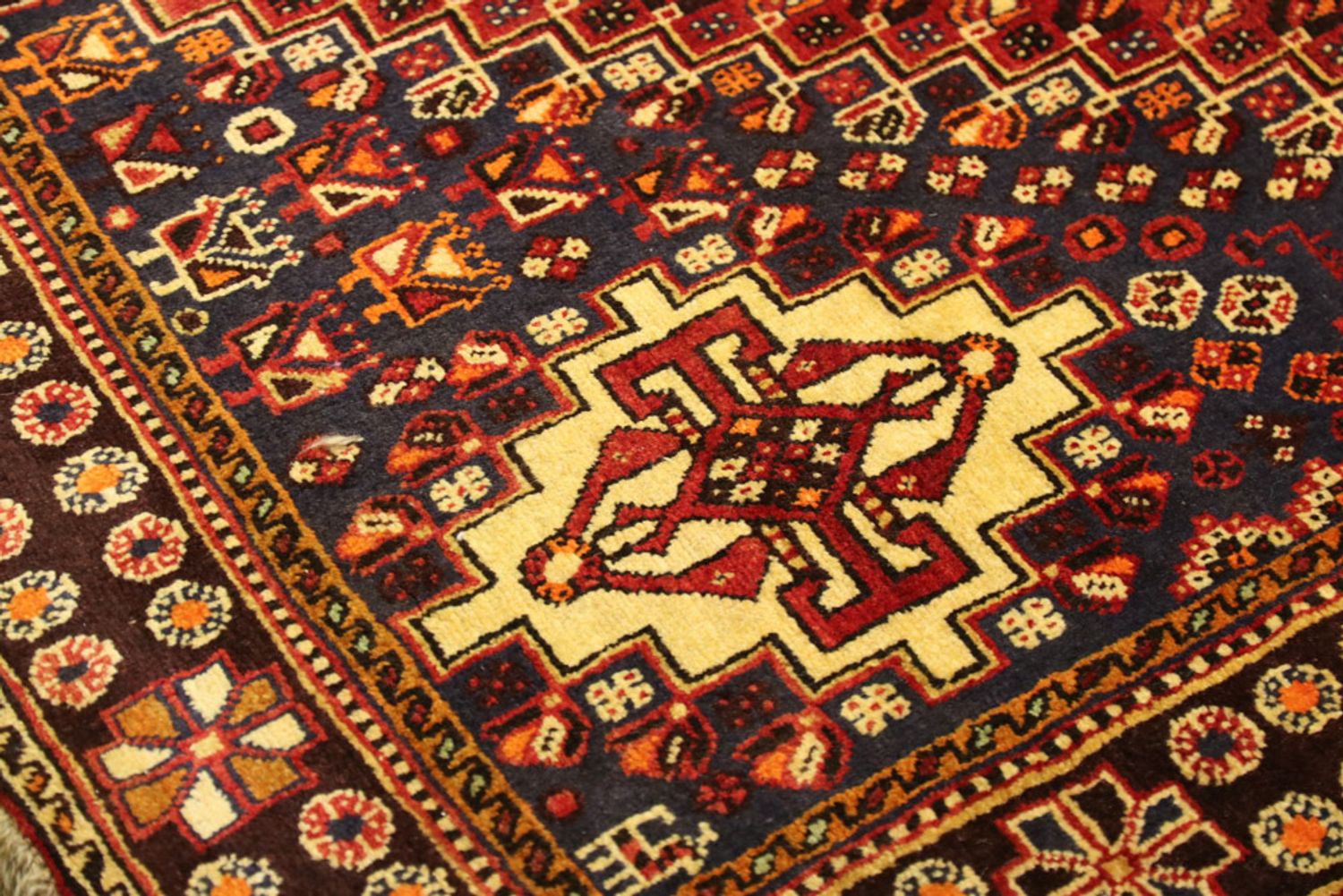 Persisk teppe - Nomadisk - 256 x 156 cm - rød