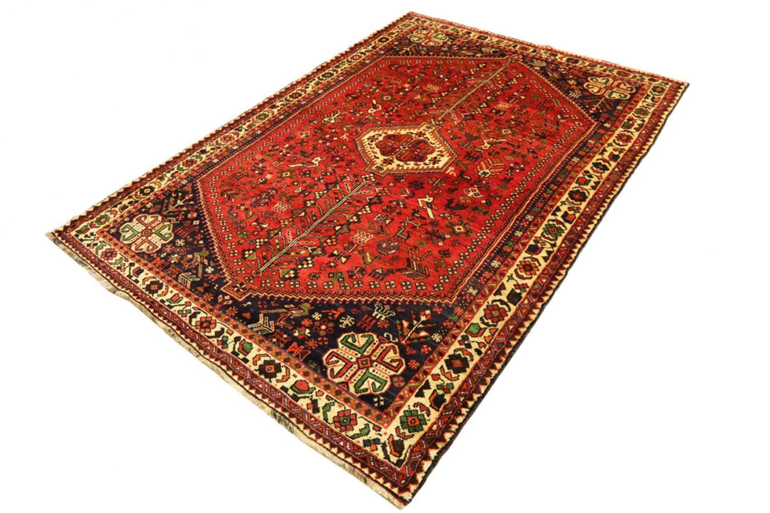 Alfombra persa - Nómada - 308 x 212 cm - rojo