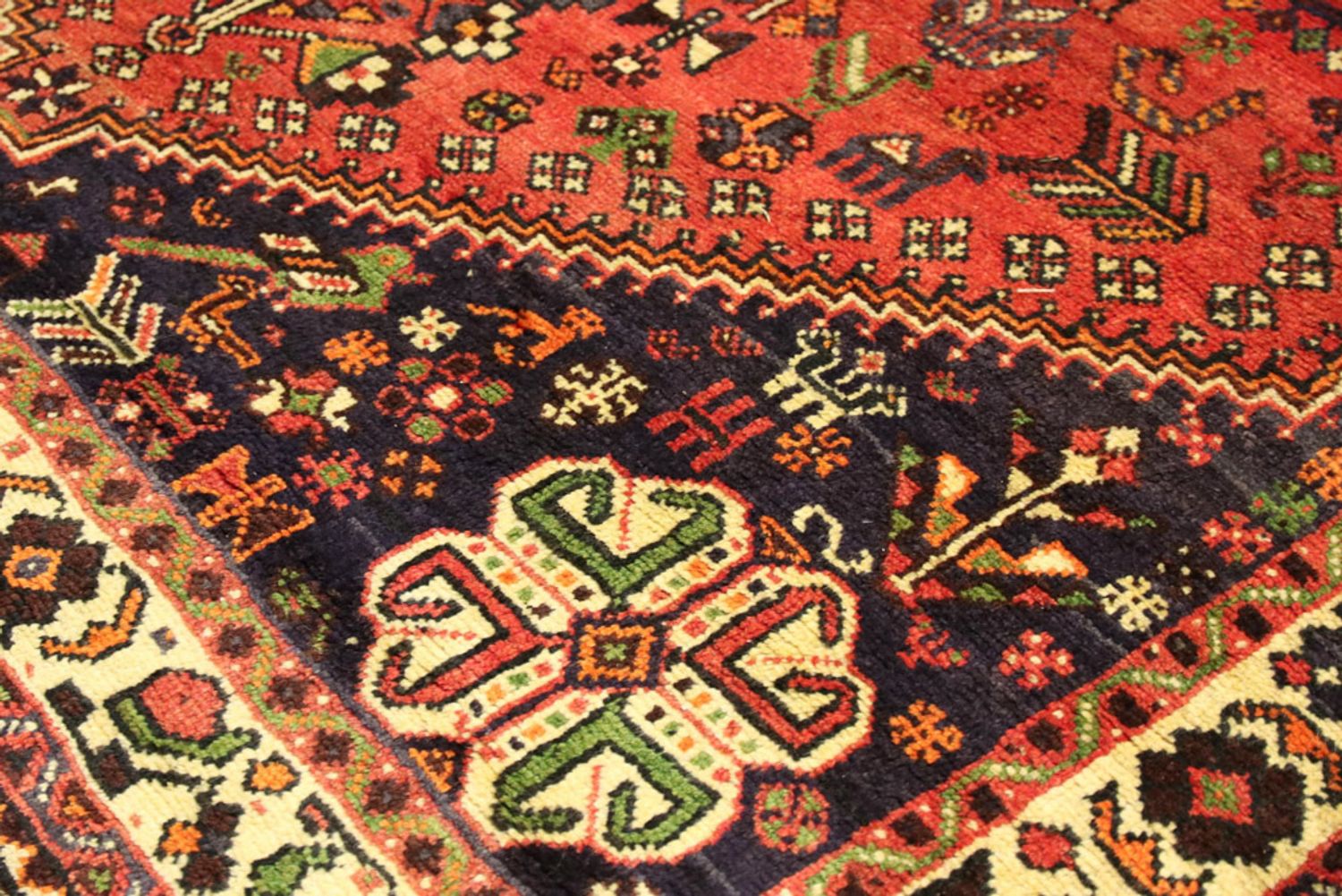 Alfombra persa - Nómada - 308 x 212 cm - rojo