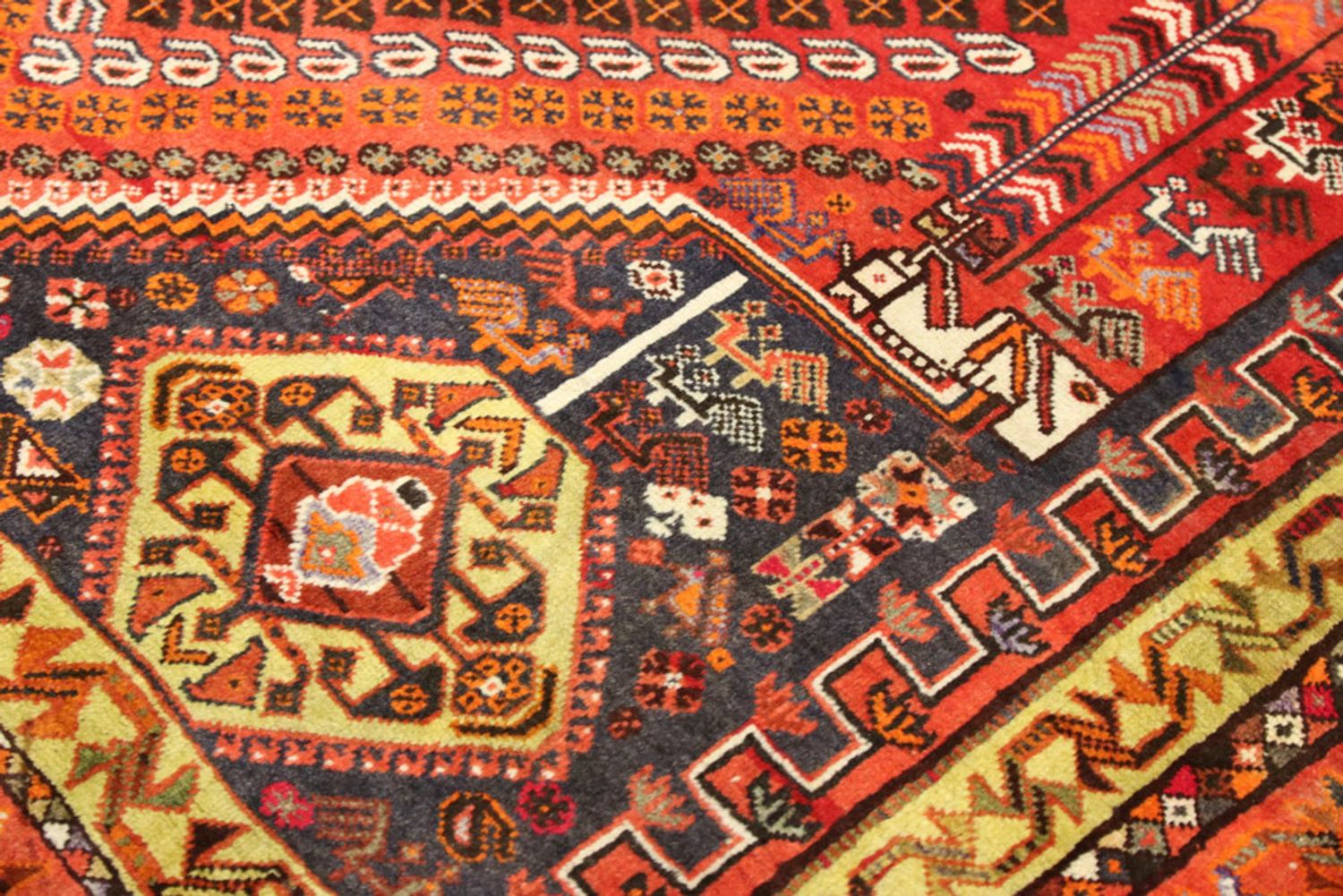 Alfombra persa - Nómada - 287 x 170 cm - rojo