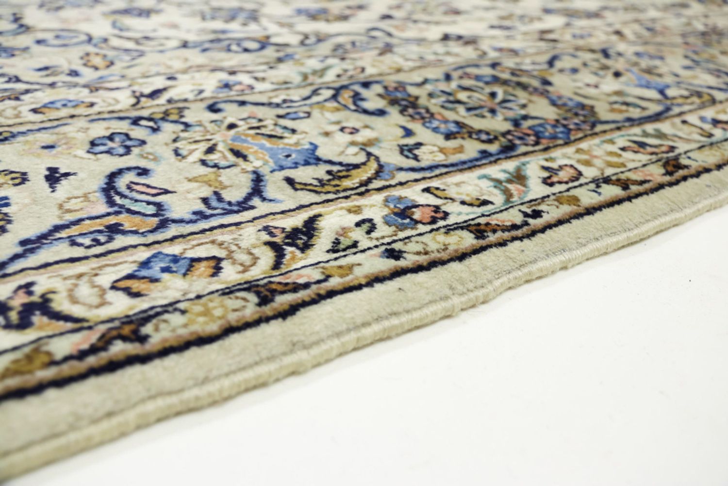 Alfombra Persa - Nain - Real - 302 x 203 cm - crema