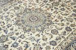Alfombra Persa - Nain - Real - 302 x 203 cm - crema