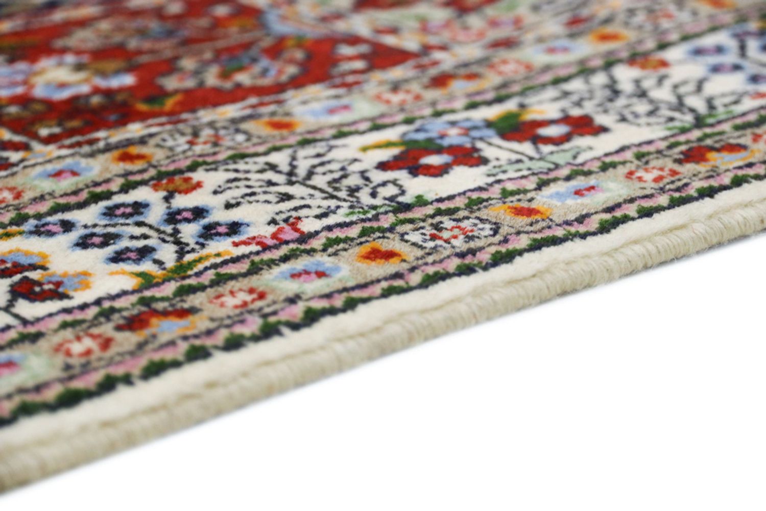 Runner Perský koberec - Klasický - 296 x 77 cm - tmavě béžová