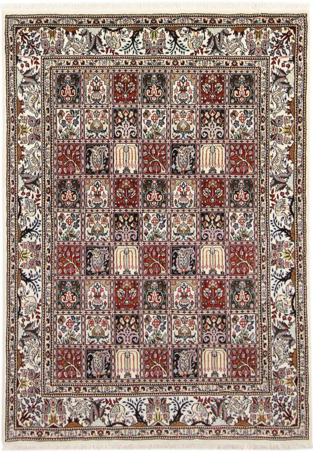 Alfombra persa - Clásica - 205 x 146 cm - beige oscuro