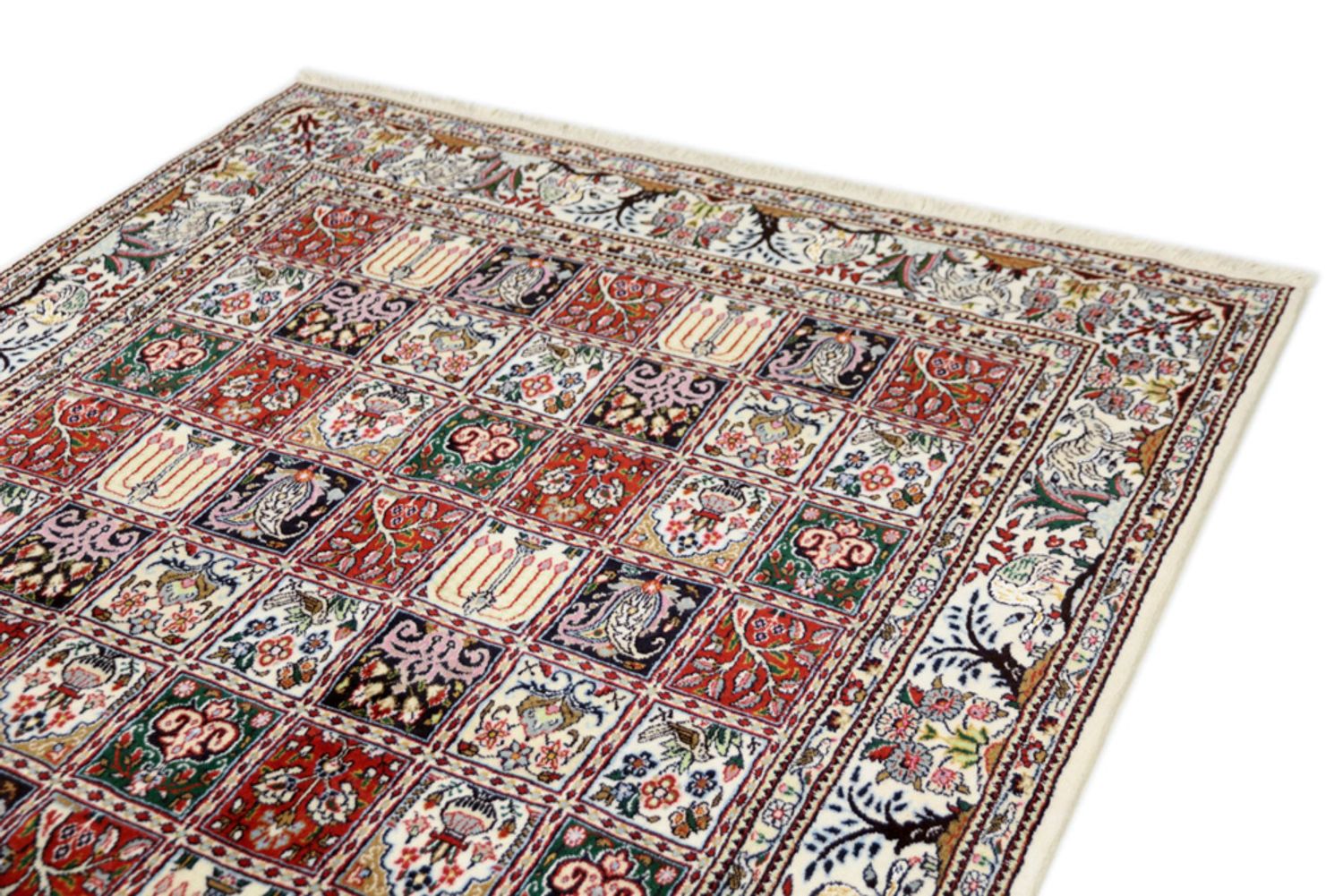 Alfombra persa - Clásica - 205 x 146 cm - beige oscuro