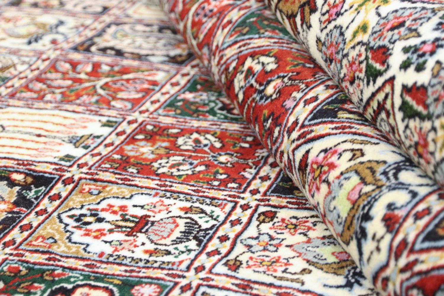 Alfombra persa - Clásica - 205 x 146 cm - beige oscuro