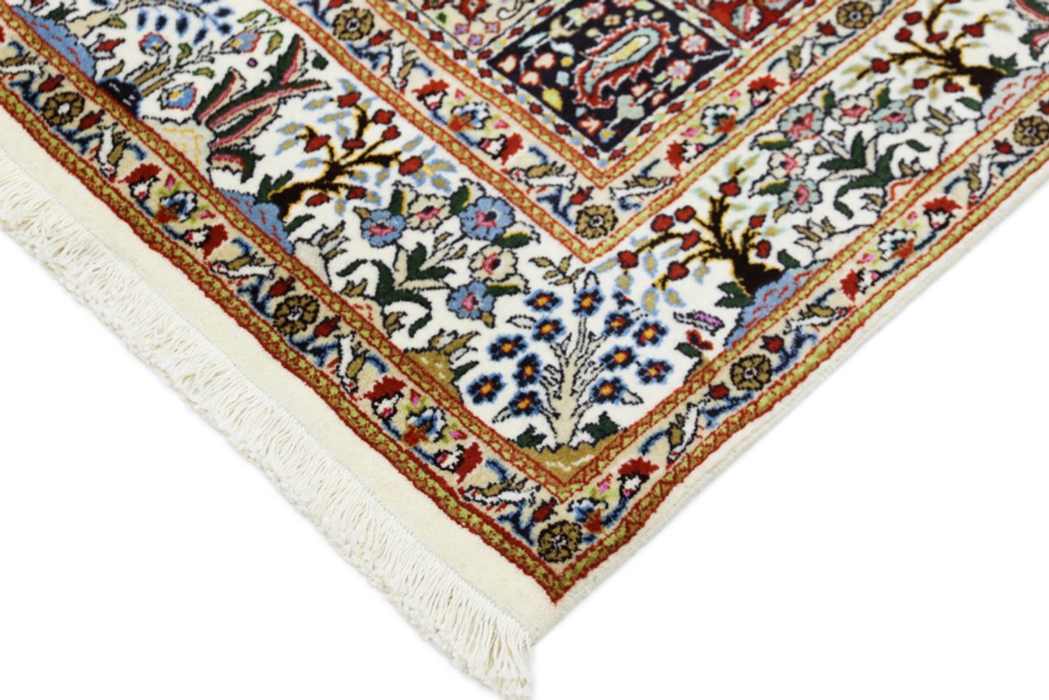 Perský koberec - Klasický - 195 x 148 cm - tmavě béžová