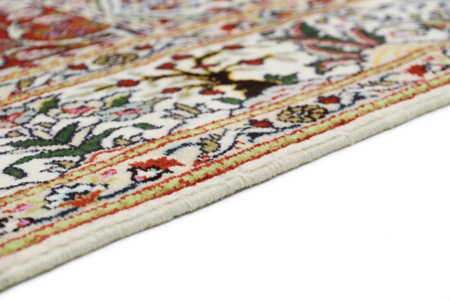 Perský koberec - Klasický - 195 x 148 cm - tmavě béžová