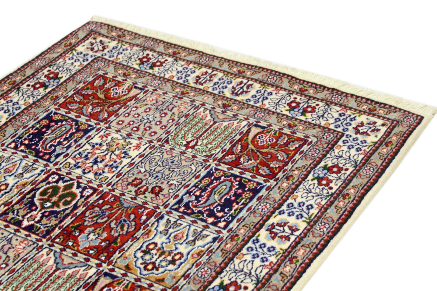 Persisk teppe - klassisk - 147 x 95 cm - mørk beige