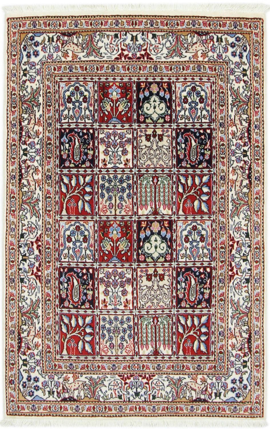 Alfombra persa - Clásica - 150 x 97 cm - beige oscuro