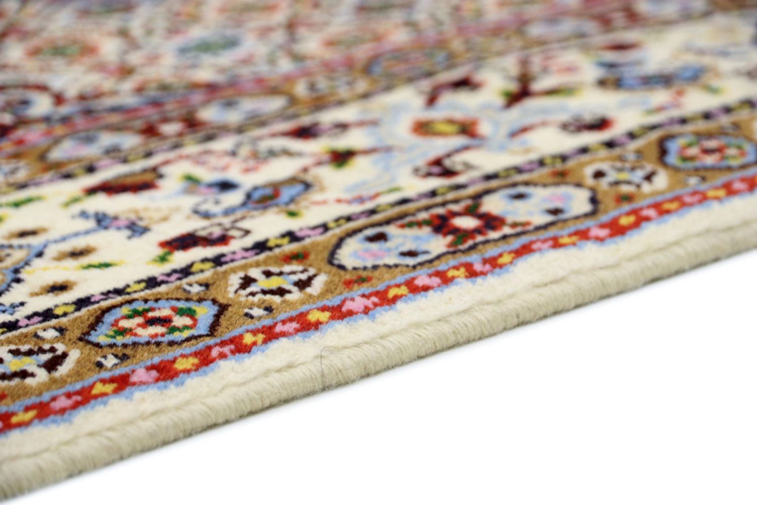 Persisk teppe - klassisk - 145 x 94 cm - mørk beige