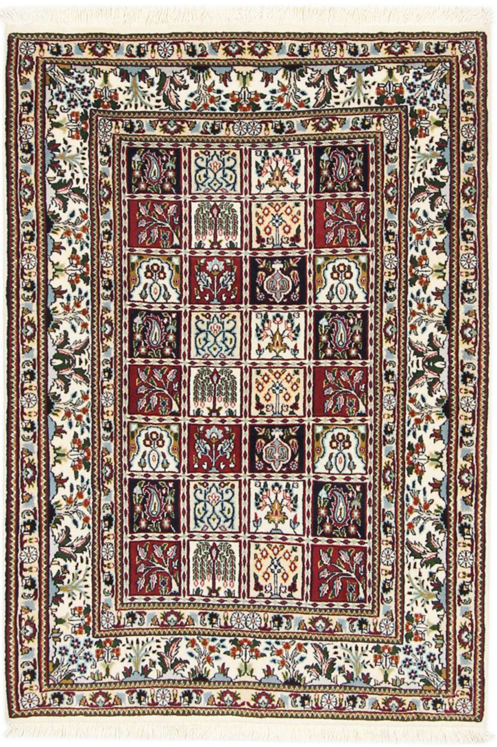 Persisk teppe - klassisk - 146 x 100 cm - mørk beige