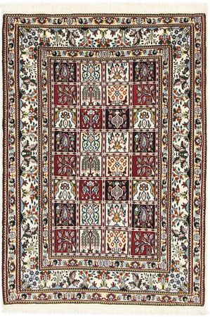 Persisk teppe - klassisk - 146 x 100 cm - mørk beige