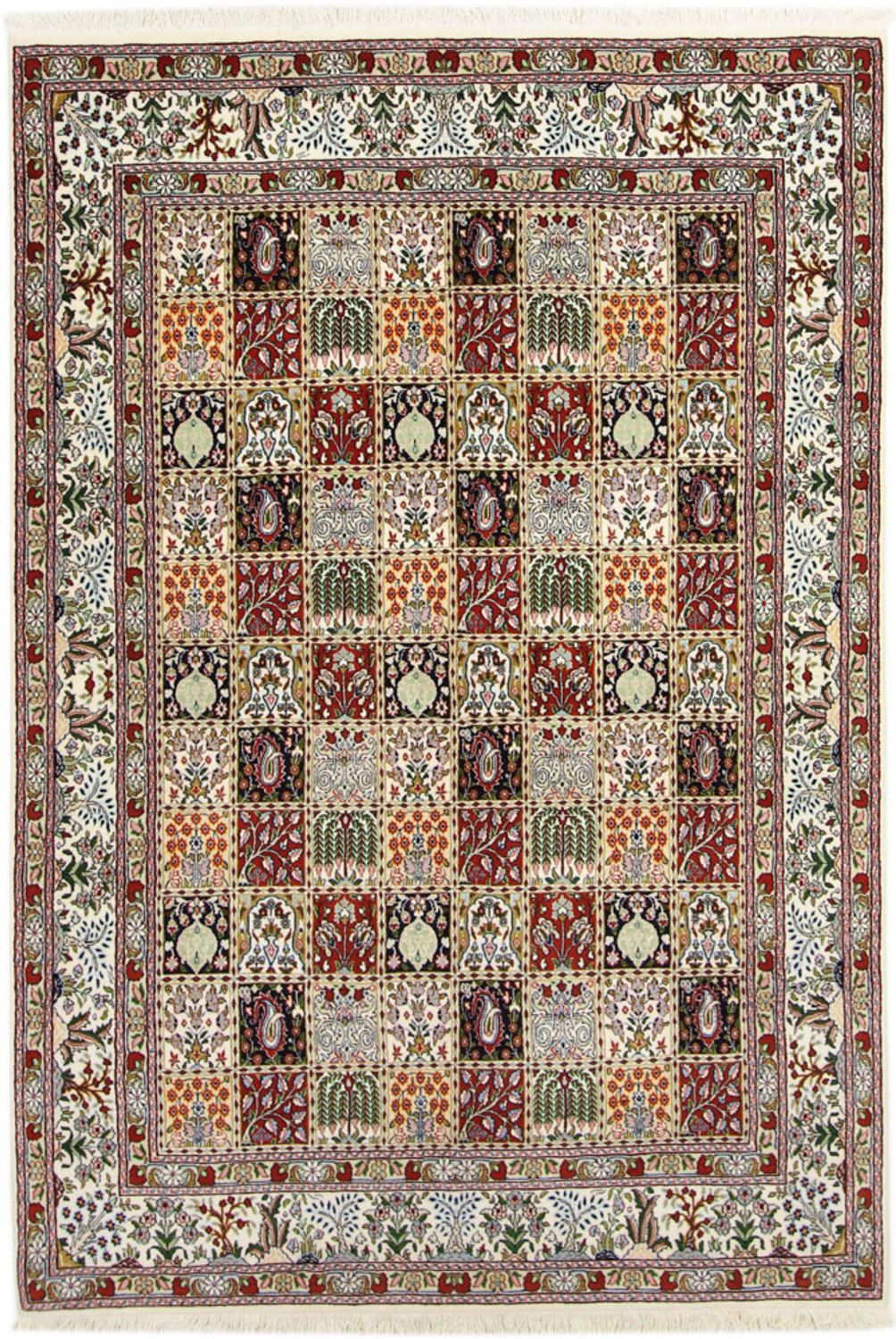 Alfombra persa - Clásica - 238 x 163 cm - beige oscuro