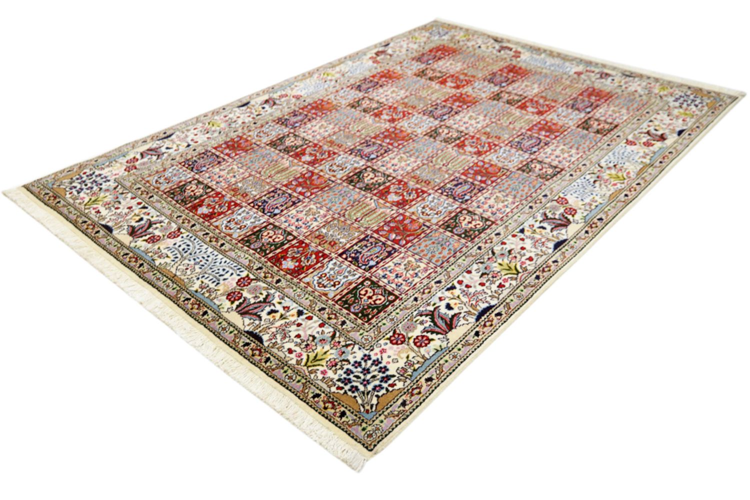 Alfombra persa - Clásica - 238 x 166 cm - beige oscuro