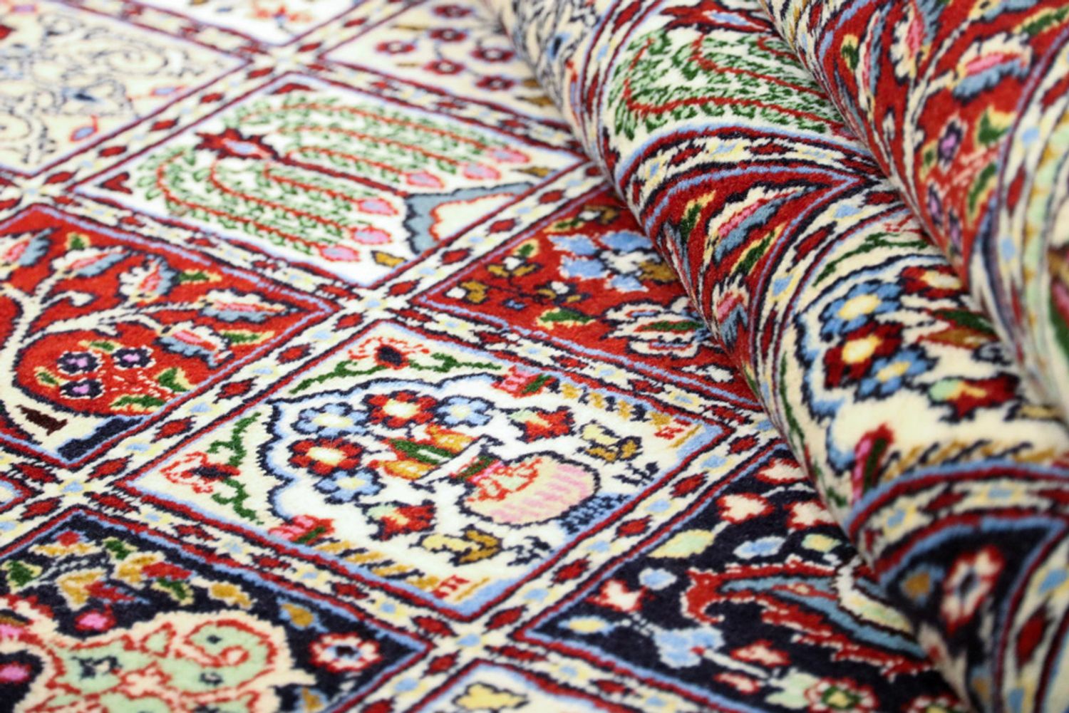 Perský koberec - Klasický - 237 x 163 cm - tmavě béžová