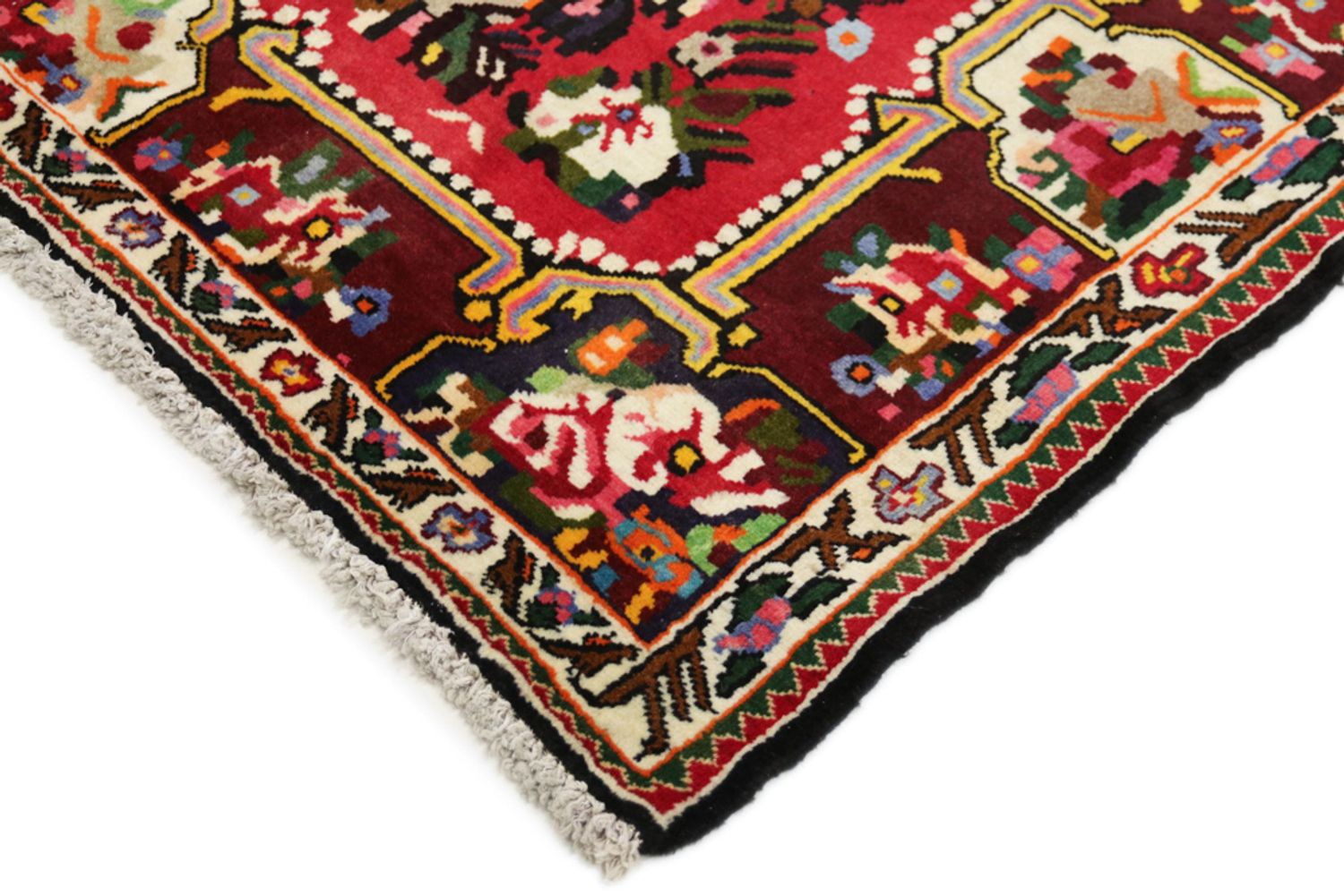 Alfombra persa - Nómada - 195 x 125 cm - multicolor