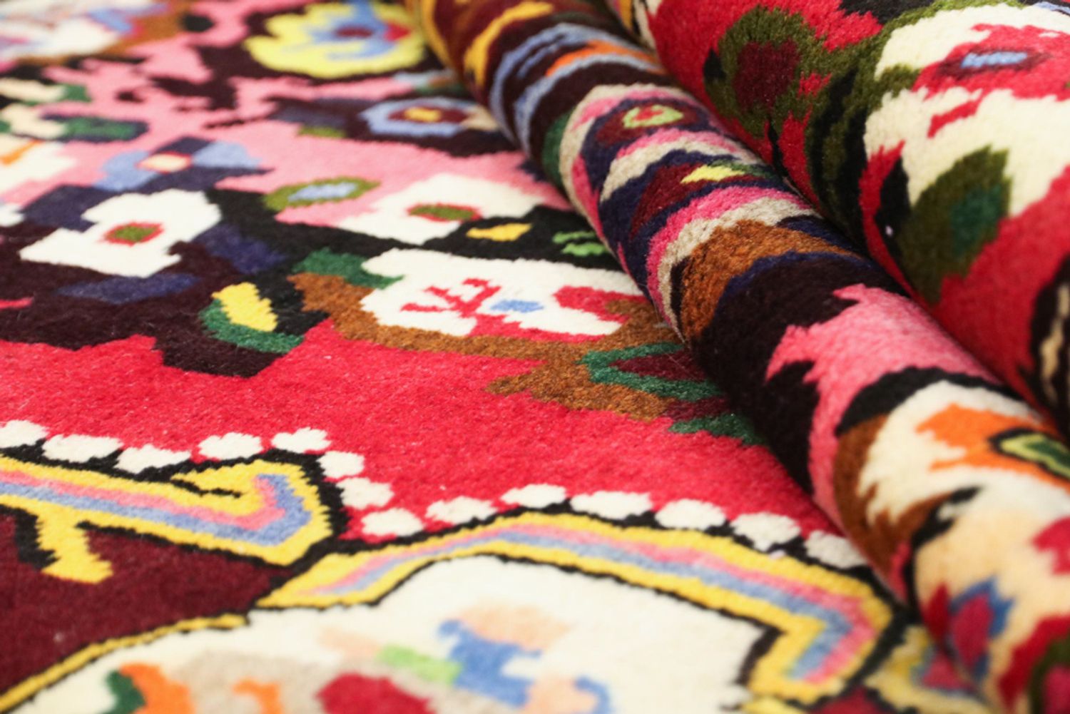 Alfombra persa - Nómada - 195 x 125 cm - multicolor