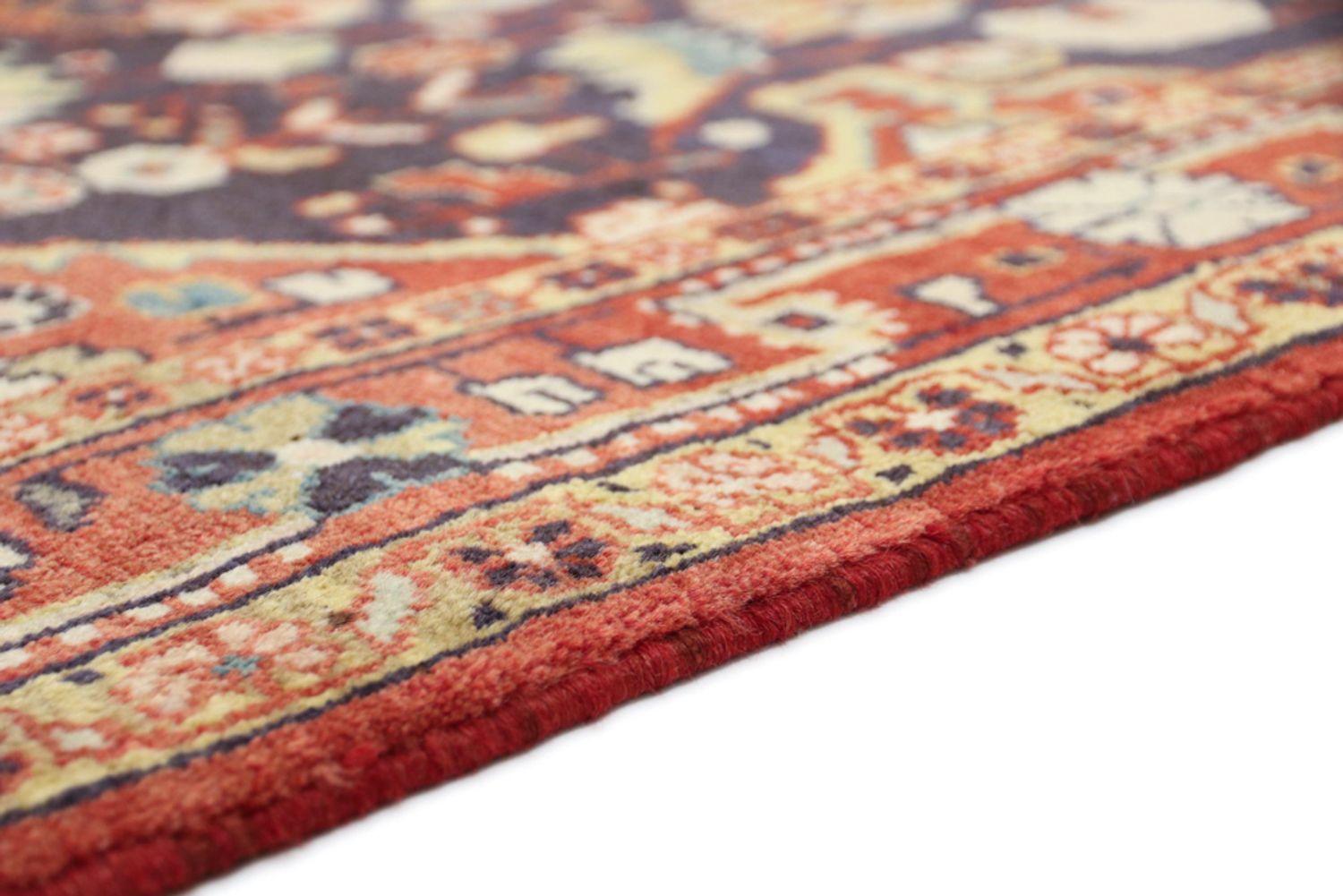 Persisk teppe - Nomadisk - 210 x 135 cm - mørkeblå