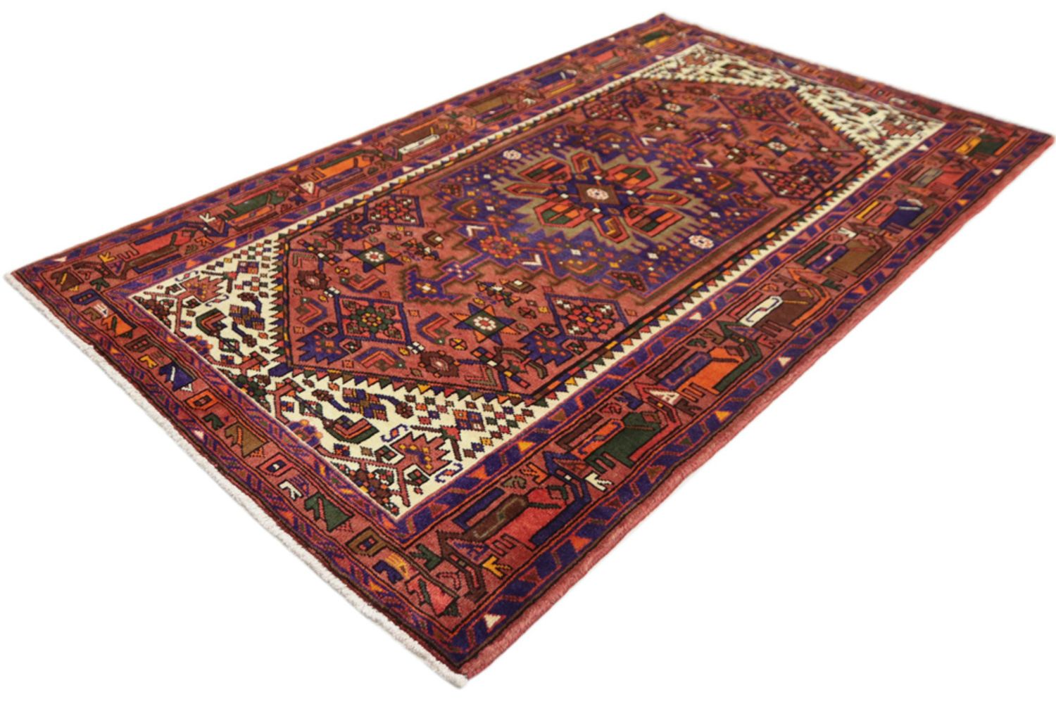 Alfombra persa - Nómada - 215 x 130 cm - óxido