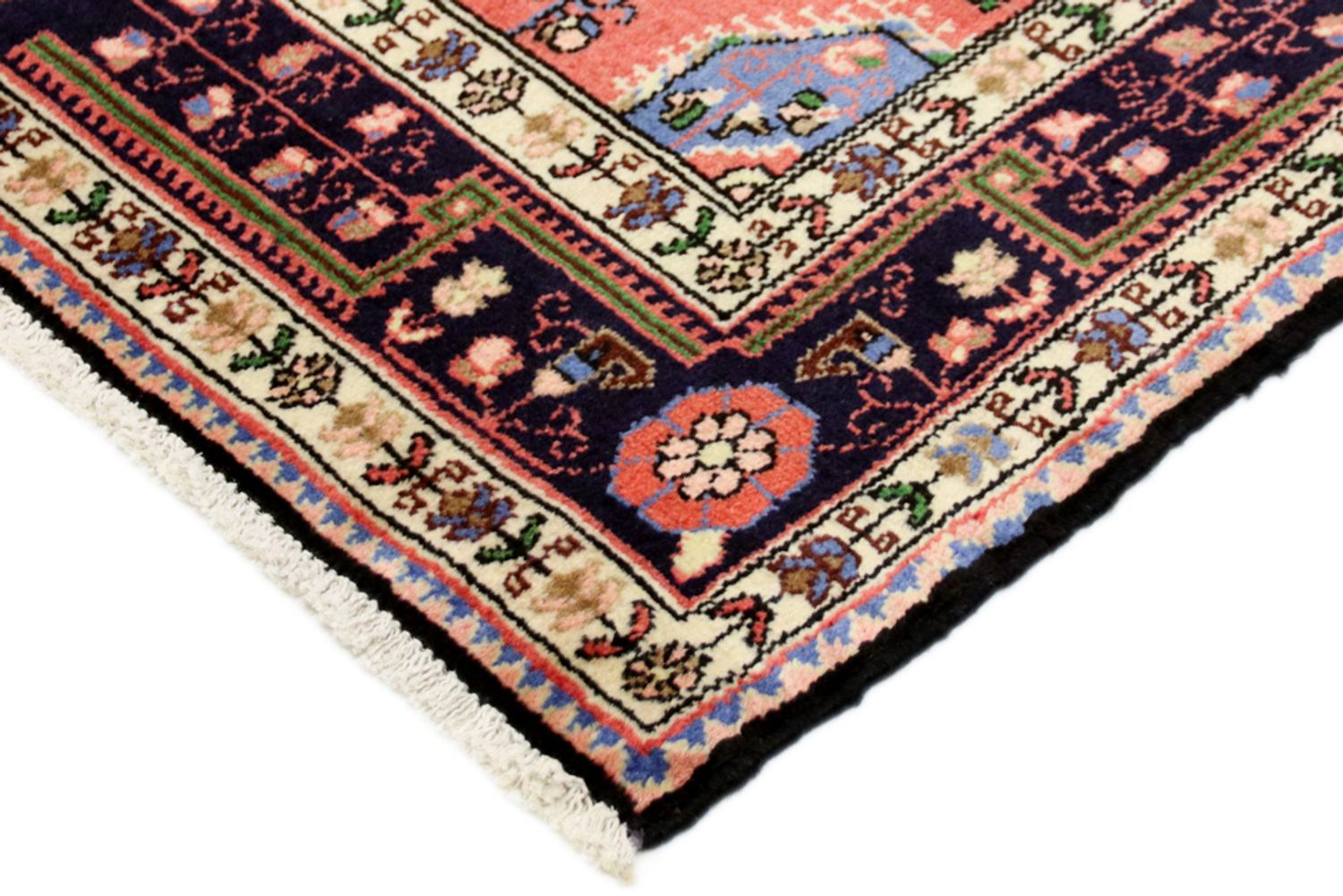 Alfombra persa - Nómada - 180 x 110 cm - azul oscuro