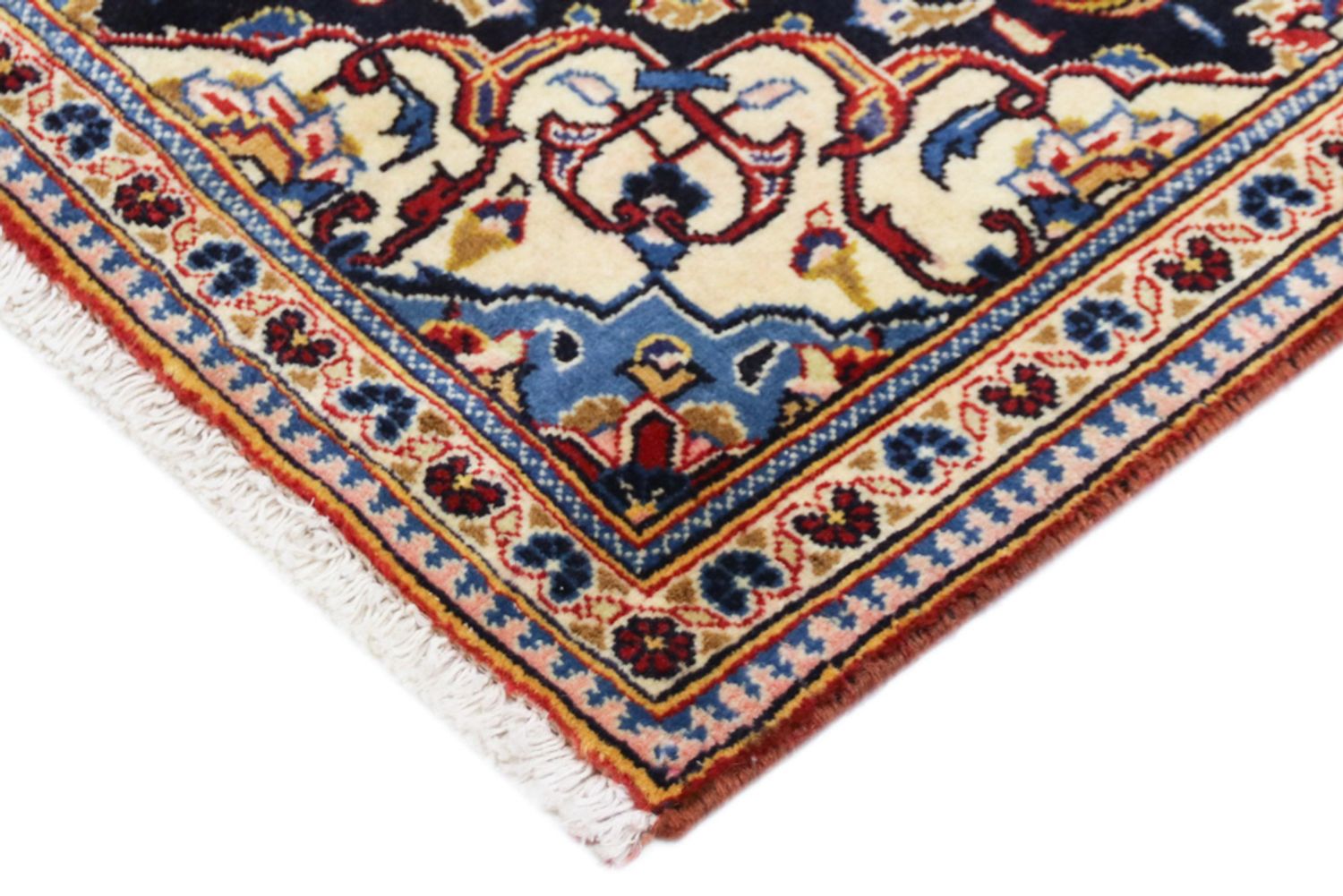 Alfombra persa - Keshan - 260 x 136 cm - rojo