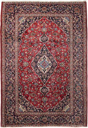 Alfombra persa - Keshan - 300 x 200 cm - rojo