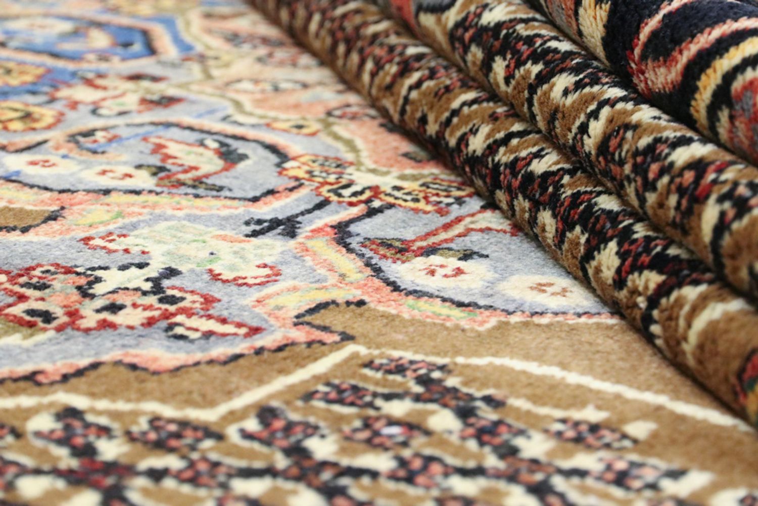 Alfombra persa - Nómada - 305 x 203 cm - arena