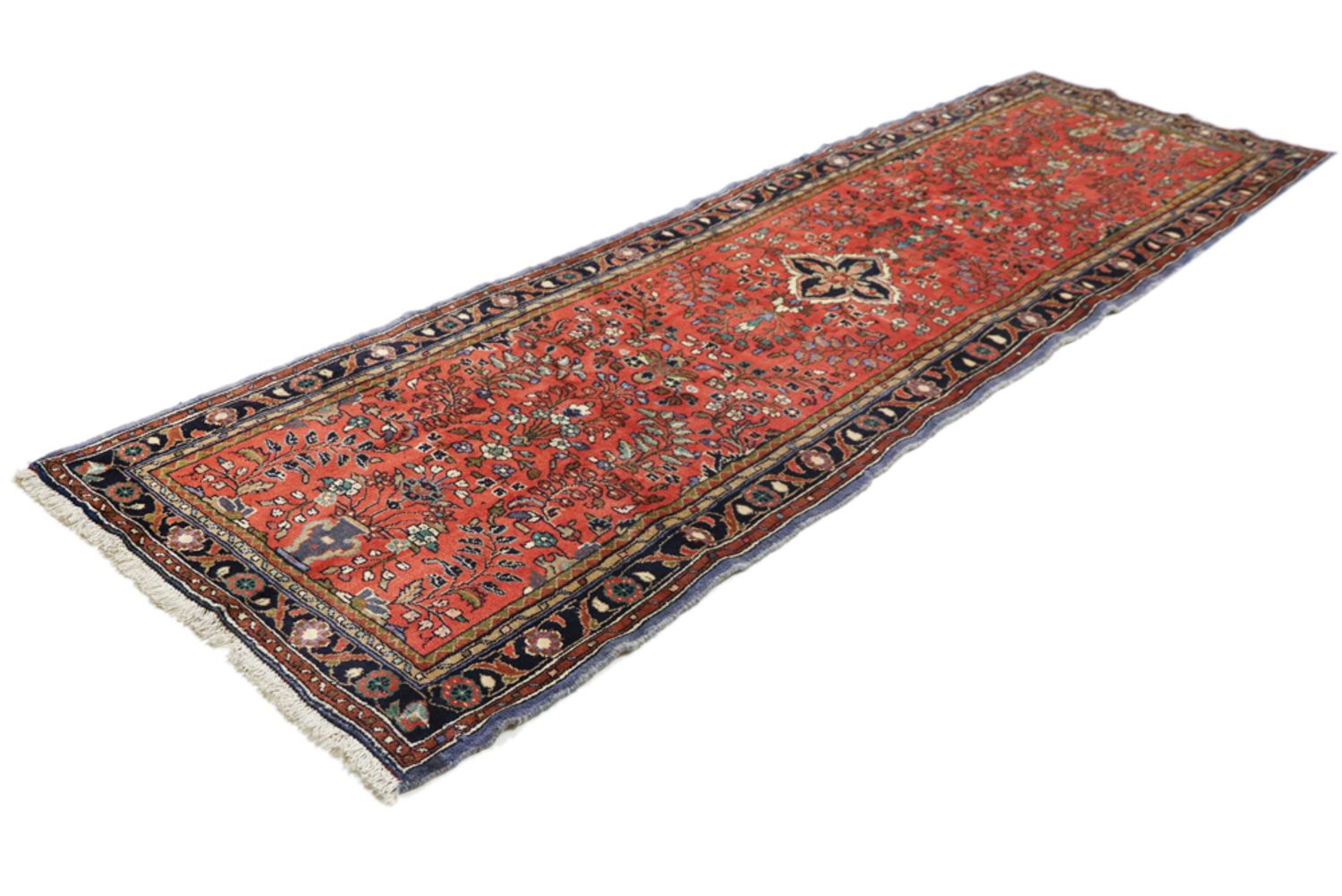 Alfombra de pasillo Alfombra persa - Nómada - 275 x 85 cm - óxido