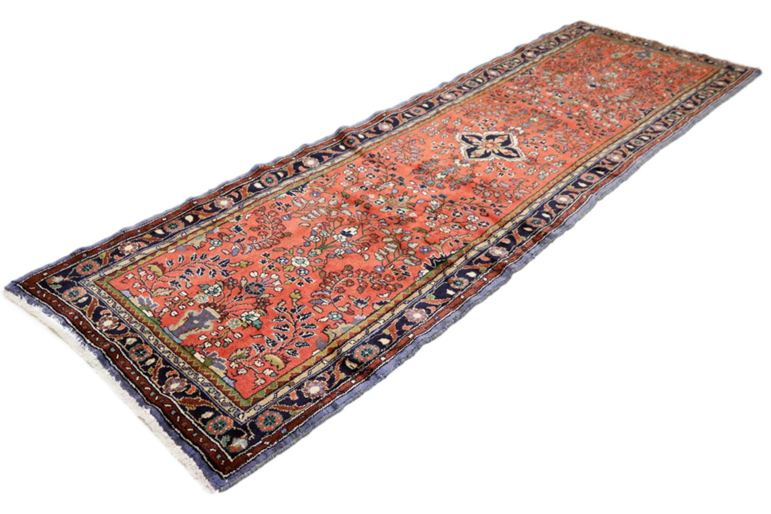 Alfombra de pasillo Alfombra persa - Nómada - 275 x 85 cm - óxido