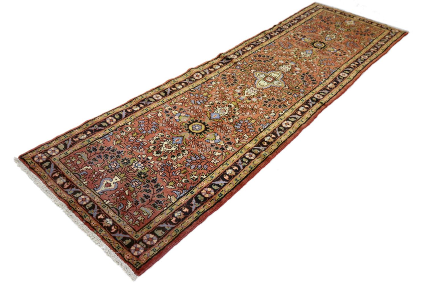 Alfombra de pasillo Alfombra persa - Nómada - 270 x 76 cm - óxido