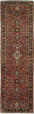 Alfombra de pasillo Alfombra persa - Nómada - 277 x 80 cm - óxido