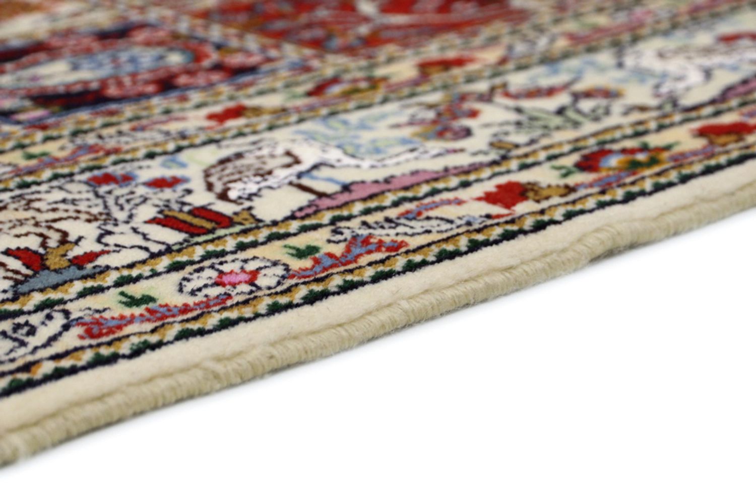 Persisk teppe - klassisk - 143 x 98 cm - mørk beige