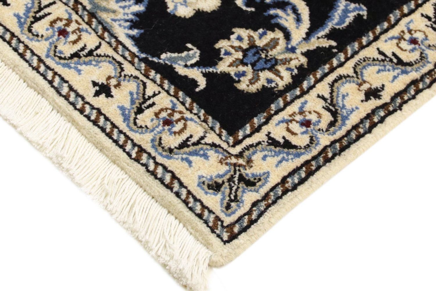 Runner Perský koberec - Nain - 197 x 72 cm - tmavě modrá