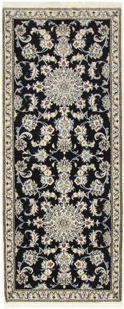 Runner Perský koberec - Nain - 197 x 72 cm - tmavě modrá