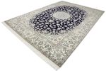 Alfombra persa - Nain - 345 x 246 cm - azul oscuro