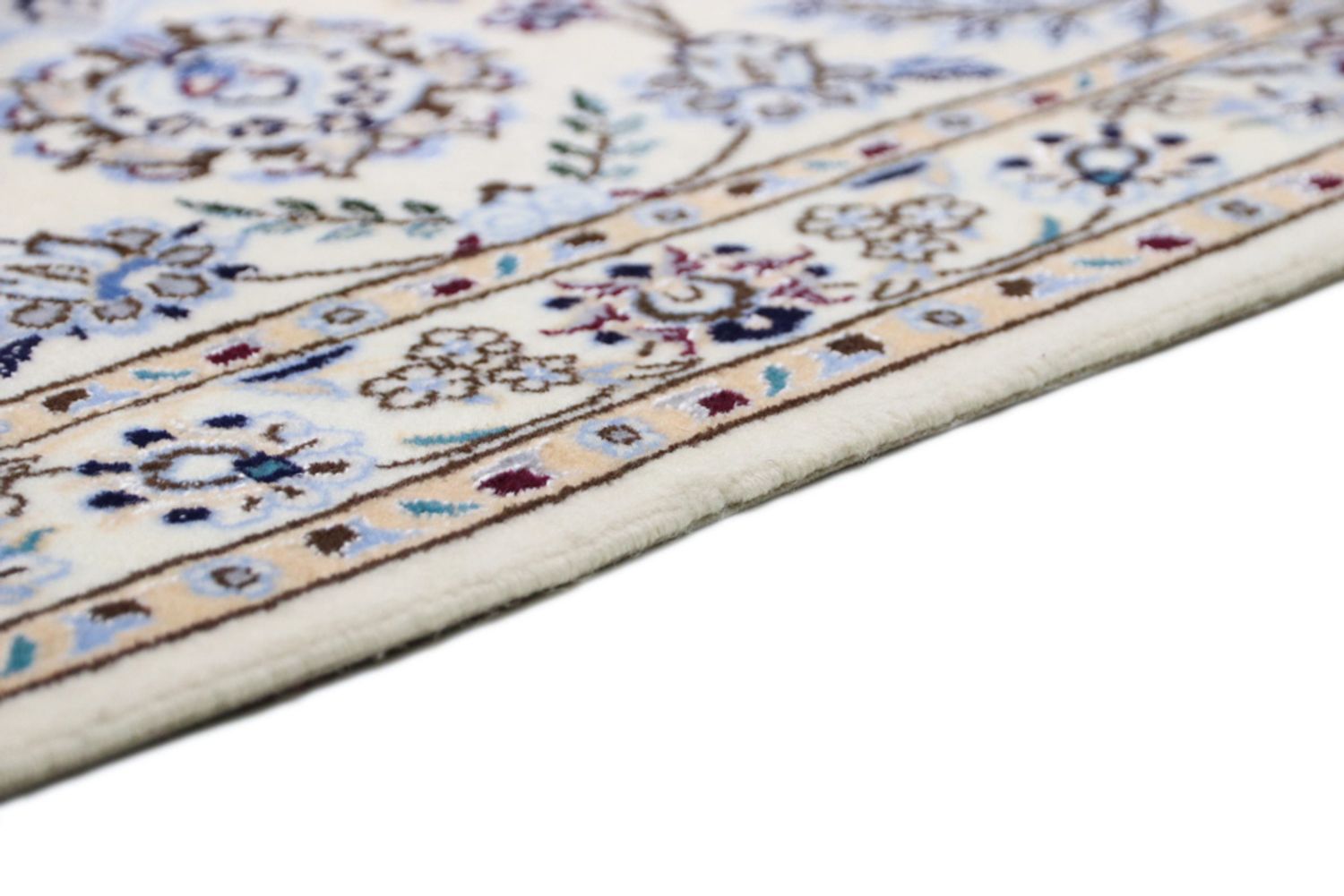 Alfombra Persa - Nain - Prima - 360 x 250 cm - azul oscuro